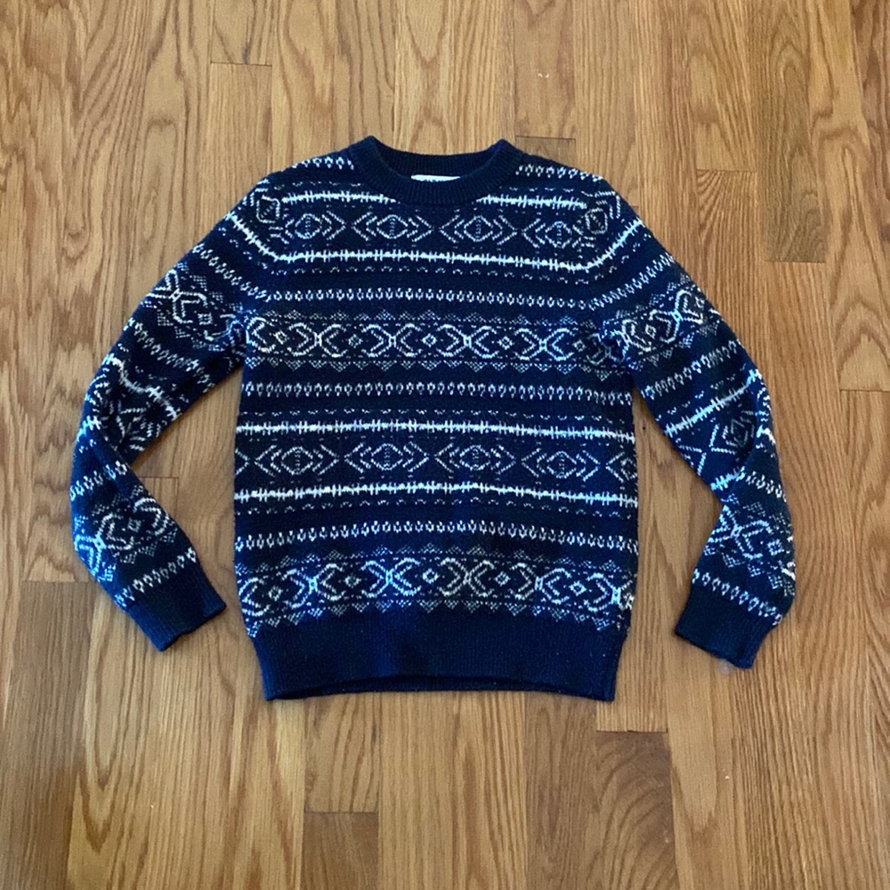 Boys Knit Patterned Sweater